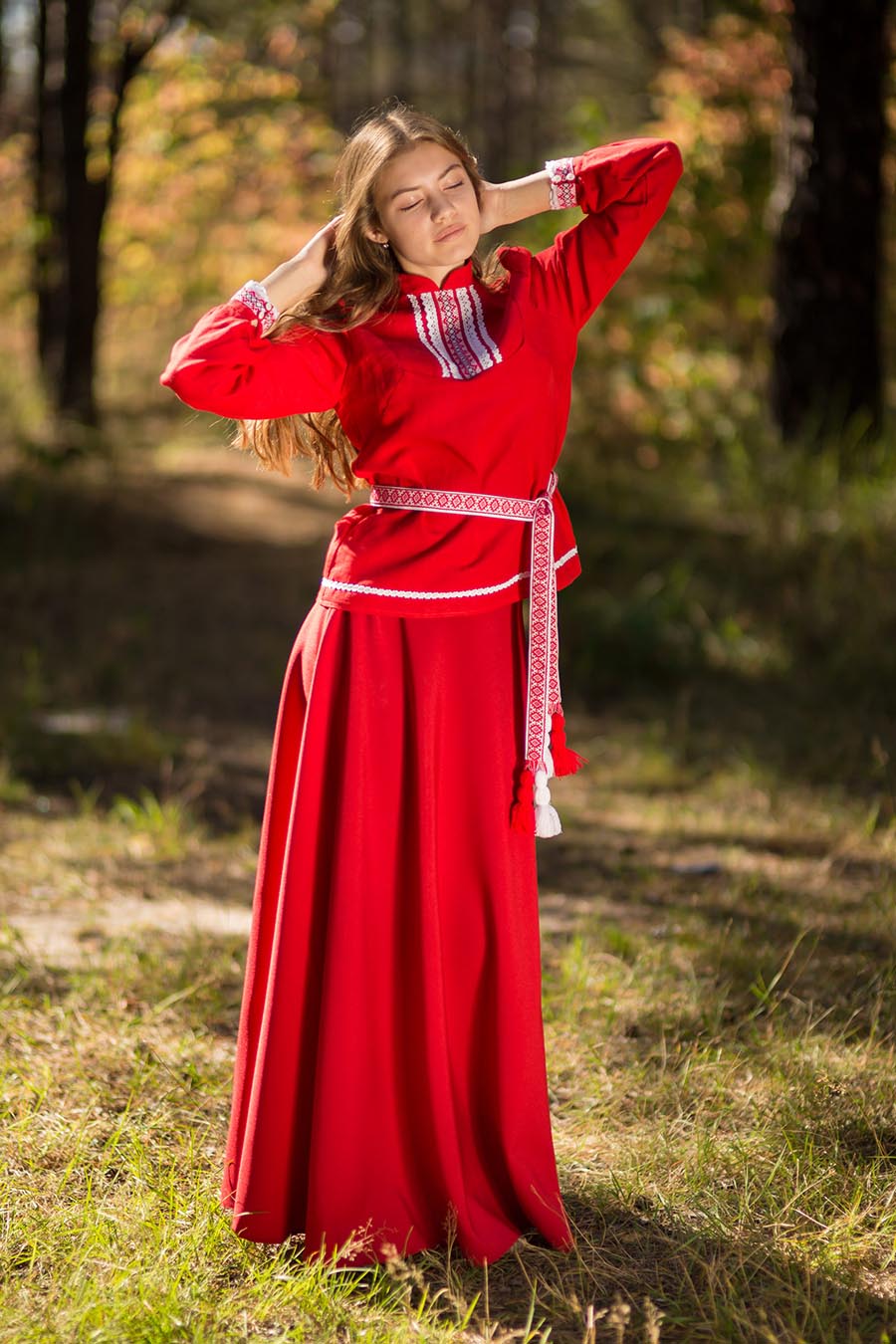 Underwear Women in Slavic costumes in Huangshi